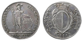 オーストラリア1938年 ジョージ6世 5 シリングクラウン銀貨