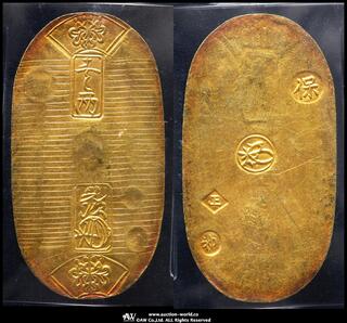 天保小判金 天保小判金（保字小判）日本貨幣商協同組合鑑定書付 | shinbashi