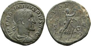 MEDAILLON FANTAISIE REPRODUCTION PIÈCE ROMAINE MAXIMINUS