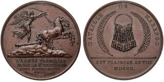 MÉDAILLE ART Nouveau " A LA SCIENCE " par Louis Bottée argent massif