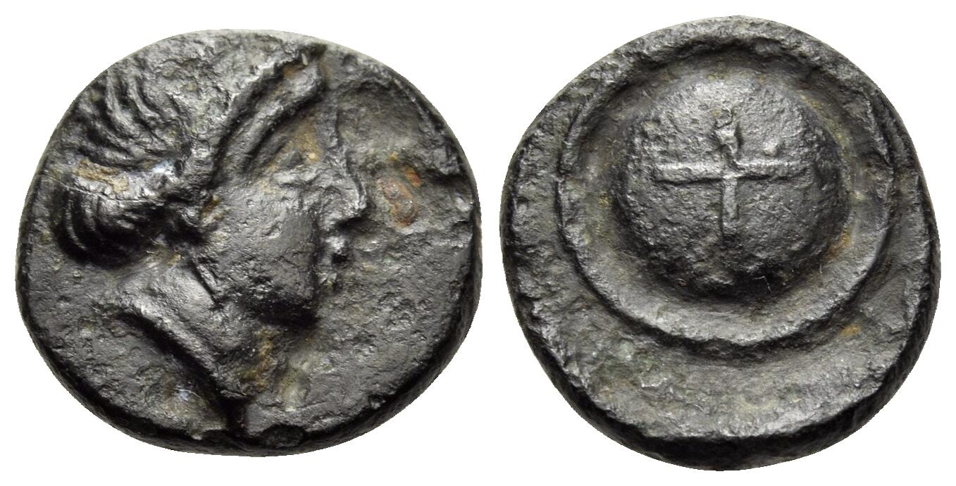 希少 銀貨 リュキア王朝 AR Sixth-Stater 紀元前360年 CoinArchives.com Search Results : eretria