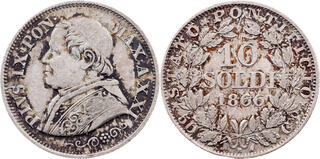 CoinArchives.com Search Results : 10 Centesimi 1866
