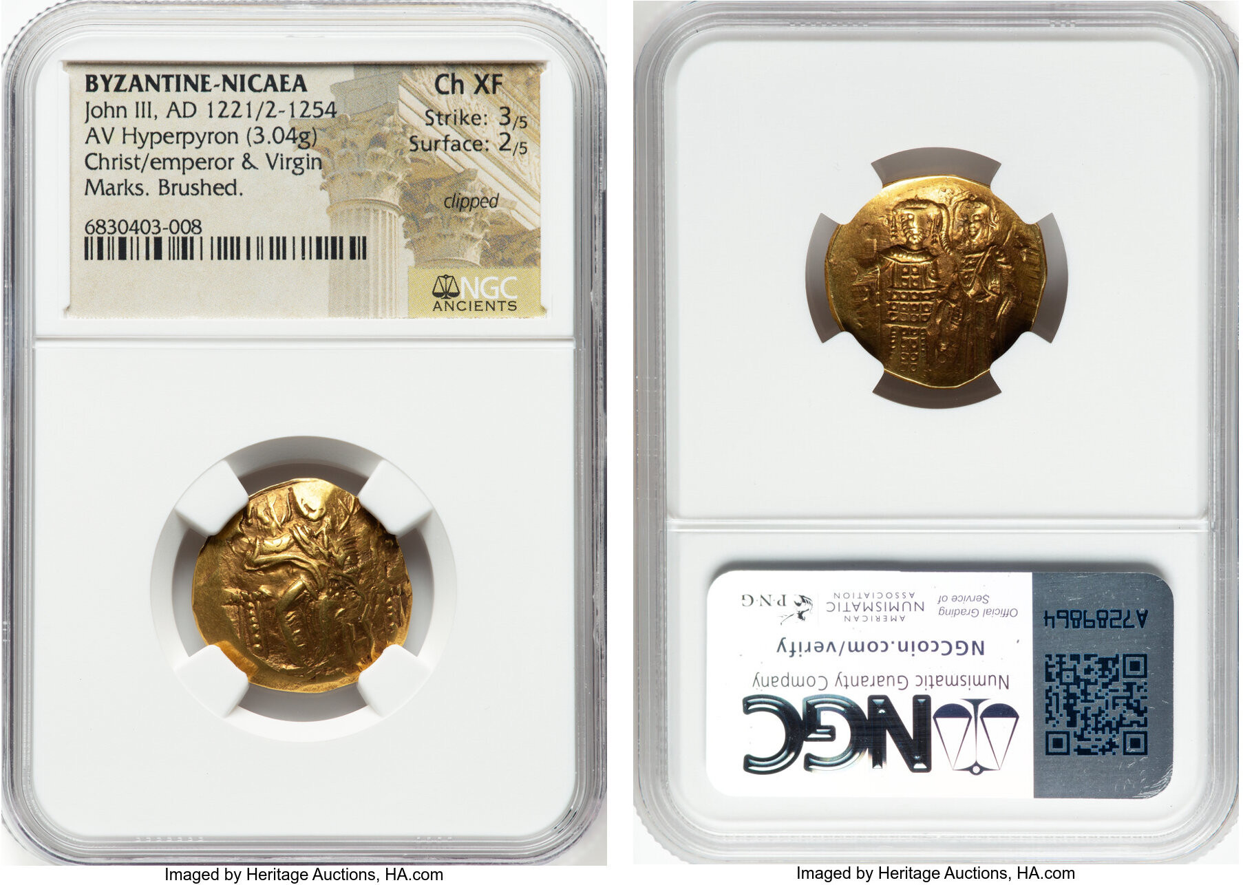 CoinArchives.com Search Results : John III AV Hyperpyron