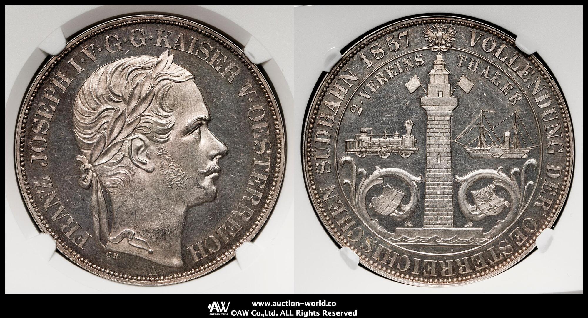 高鑑定　極美品　NGC-MS65　1870 オーストリア　フランツ・ヨーゼフ1世 高鑑定 極美品 NGC-MS65 1870 オーストリア フランツ・ヨーゼフ1