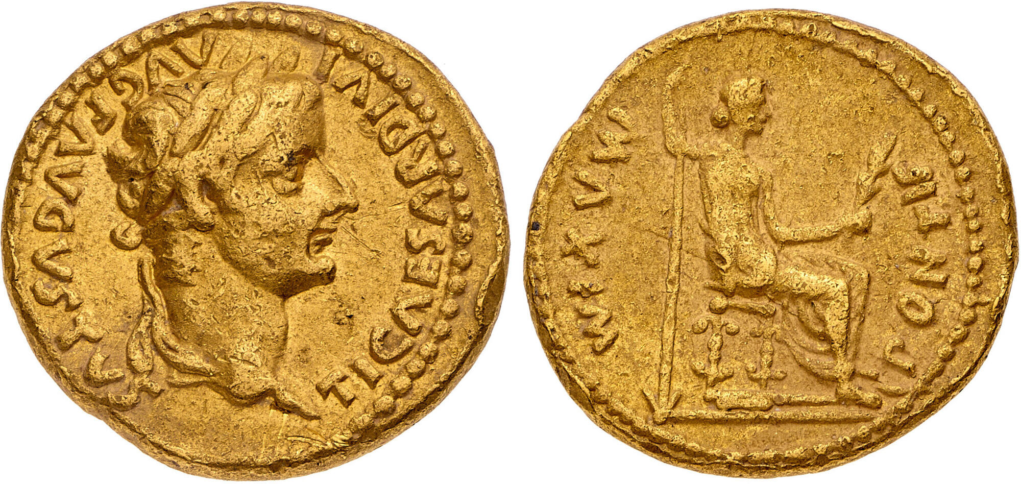CoinArchives.com Search Results : tiberius aureus