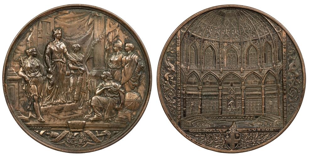 イギリス ロンドン万国博覧会 (1851年) 銀メダル リストライク