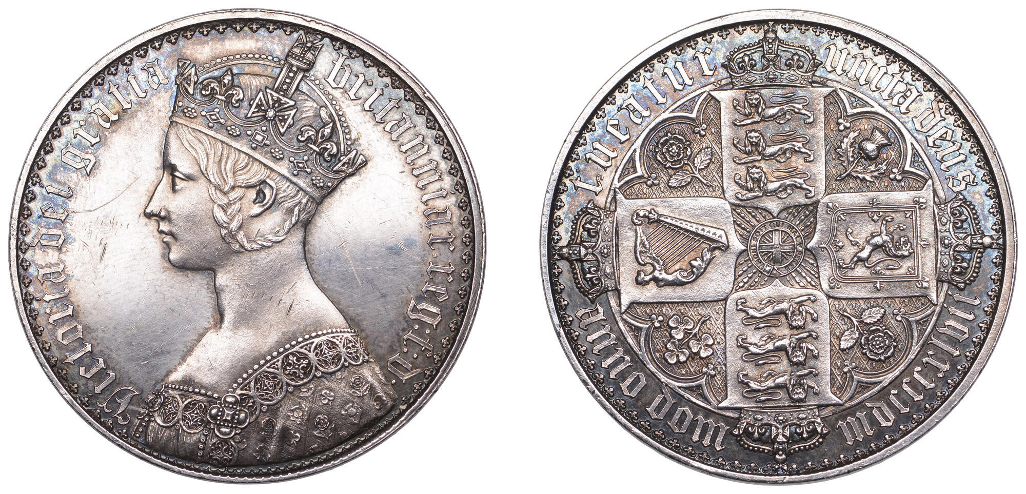 (1851年)イギリス Crown PCGS PR68RD CAM ゴシック銅貨 1851年)イギリス Crown PCGS PR68RD CAM ゴシック銅貨 1851年)イギリス